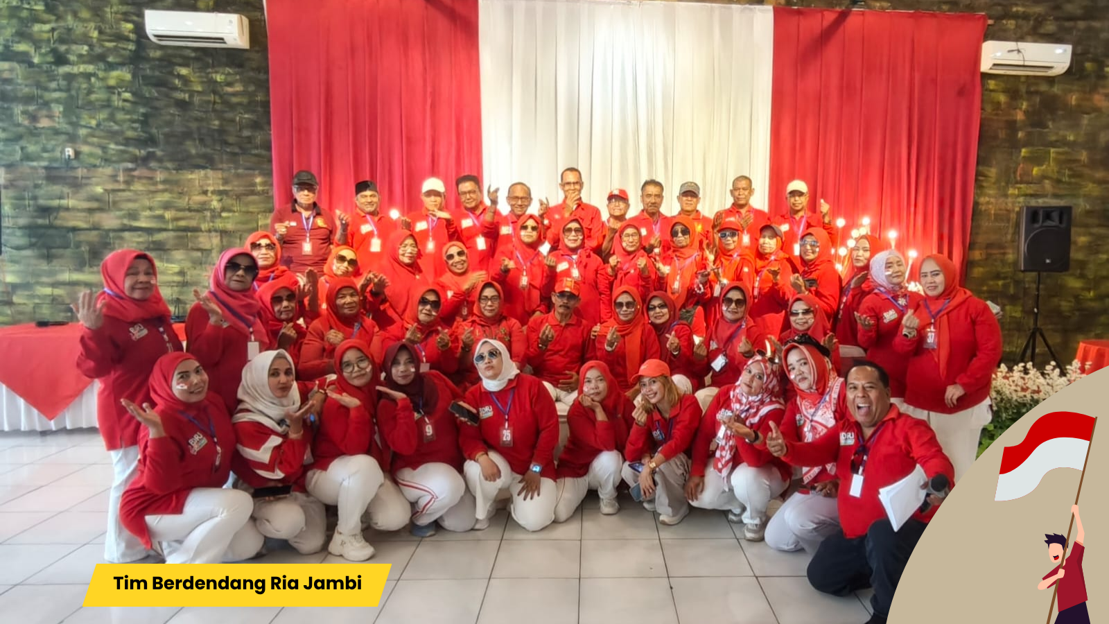 Rayakan HUT RI Ke-81, Komunitas Berdendang Ria Jambi Gelar Lomba Penuh Ceria untuk Para Pensiunan