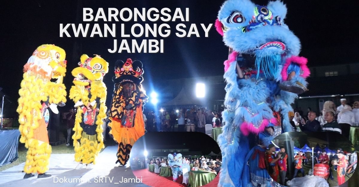 Menyingkap Pesona Gemulai dan Garangnya Atraksi Barongsai Kwan Long Say Jambi