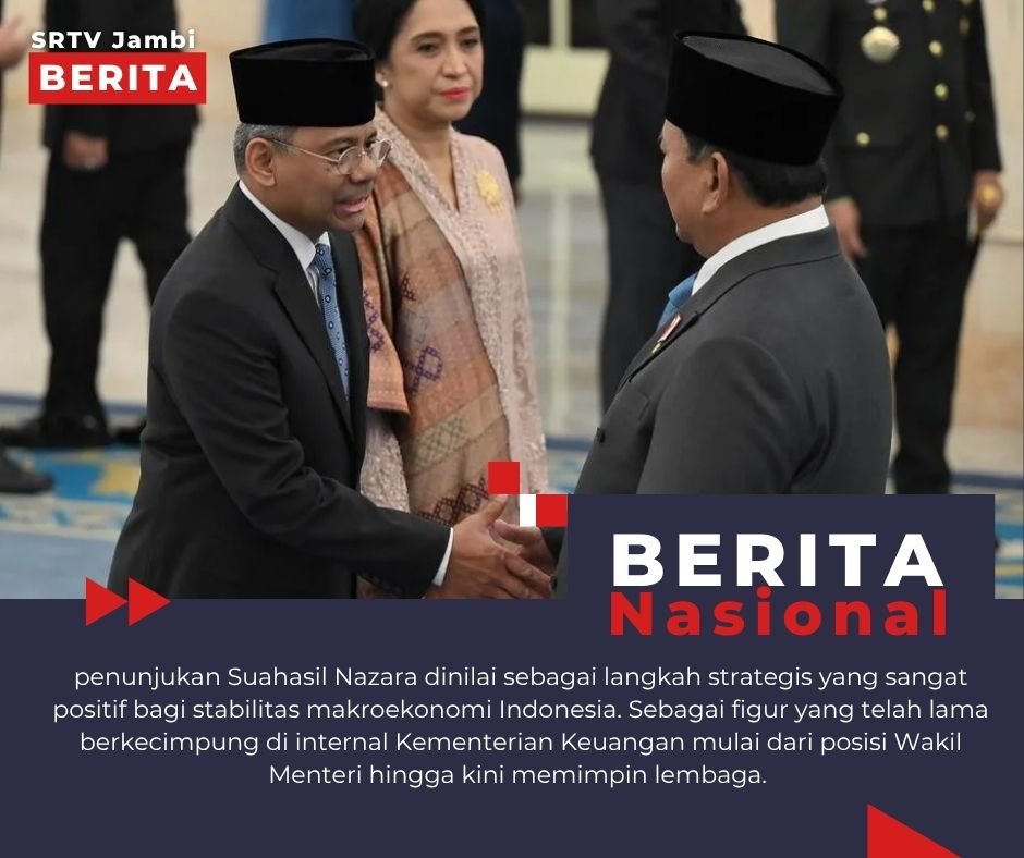 Suahasil Nazara Resmi Dilantik sebagai Menteri Keuangan, Fokus Jaga Kesehatan APBN