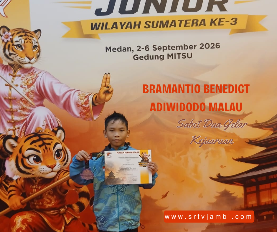 Atlet Asal SD Xaverius 1 Jambi, Sabet Dua Gelar di Kejuaraan Wushu Wilayah Sumatera 2026