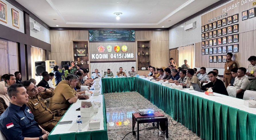 Hadapi Ancaman Karhutla, Muaro Jambi Perkuat Koordinasi Lintas Sektor