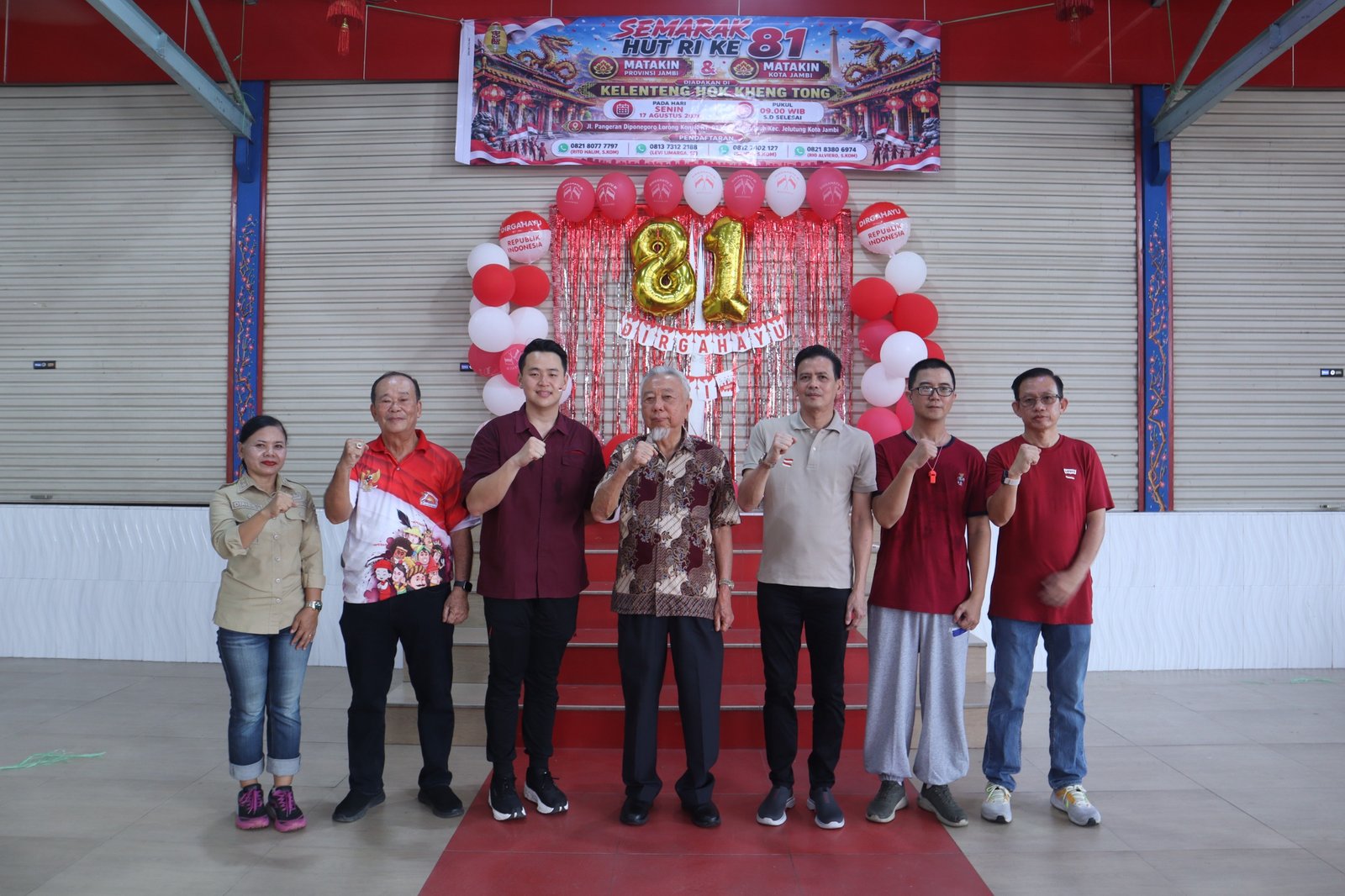 Peringatan HUT RI ke-81 di Kelenteng Hok Kheng Tong Jadi Momen Merajut Silaturahmi Warga