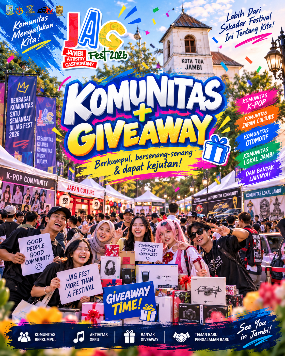 Hidupkan Kawasan Kota Tua, Jambi Artistry Gastronomy Festival 2026 Hadirkan Konsep Unik Tiap Pekan