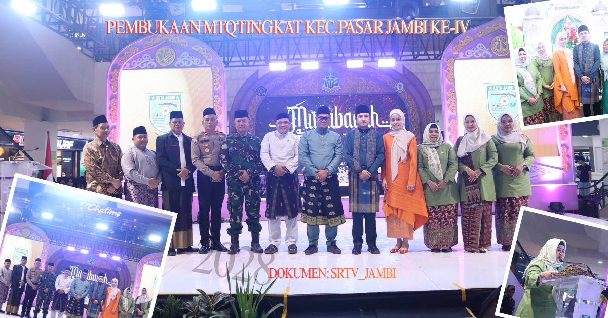 Sukses dan Meriah! Pembukaan MTQ ke-IV Kecamatan Pasar Jambi di Mal WTC Resmi Dibuka Wakil Wali Kota Diza Hazra Aljosha